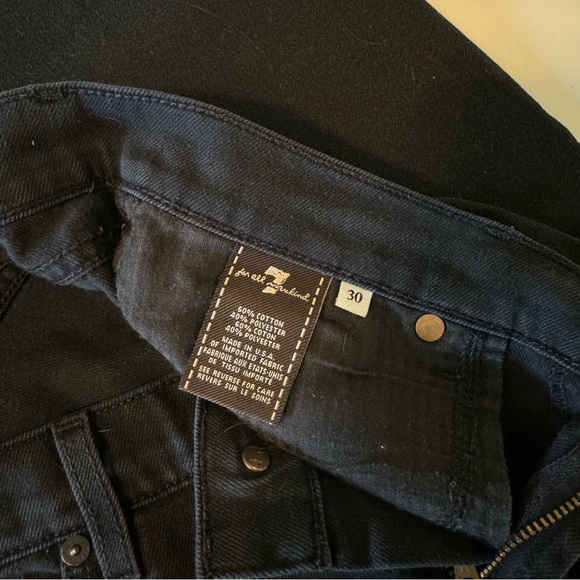 7 for all mankind black denim - Picture 4 of 6